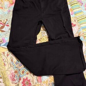 Good American Black Good Legs Flare Jeans